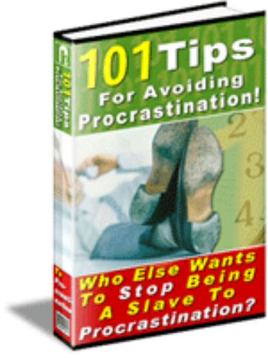 Picture of 101 Tips for Avoiding Procrastination