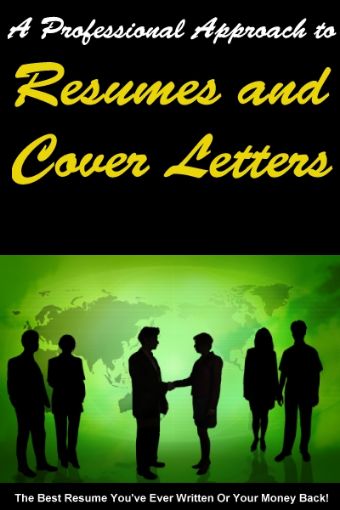 Picture of A Professional Approach to Resumes and Cover Letters