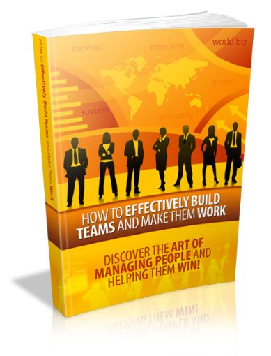 Picture of How to Effectively Build Teams and Make Them Work