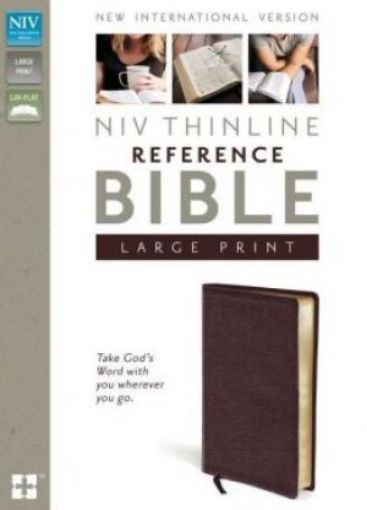 Picture of Niv Thinline Bible, Large Print. Navy