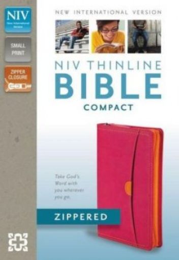 Picture of Niv Thinline Zippered Compact Bible- Pink