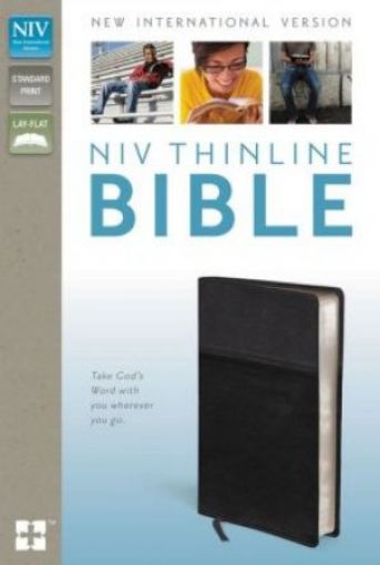 Picture of Niv Thinline Bible, Large Print. Black
