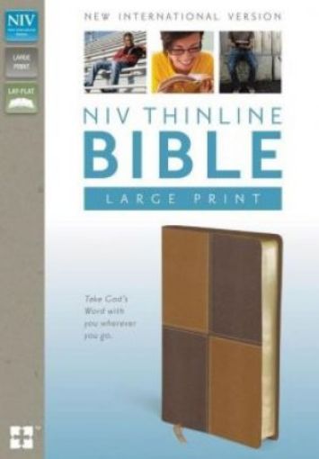 Picture of Niv Thinline Bible, Large Print Choco