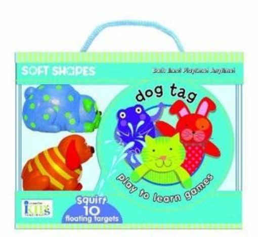 Picture of Soft Shapes Play To Learn Bath Time Games : Dog Tag (Squirt 10 Floating Targets)