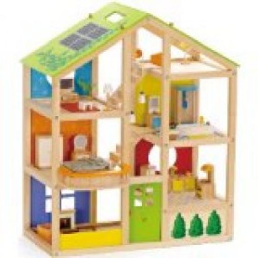 Picture of All Season Doll House - Furnished Playset