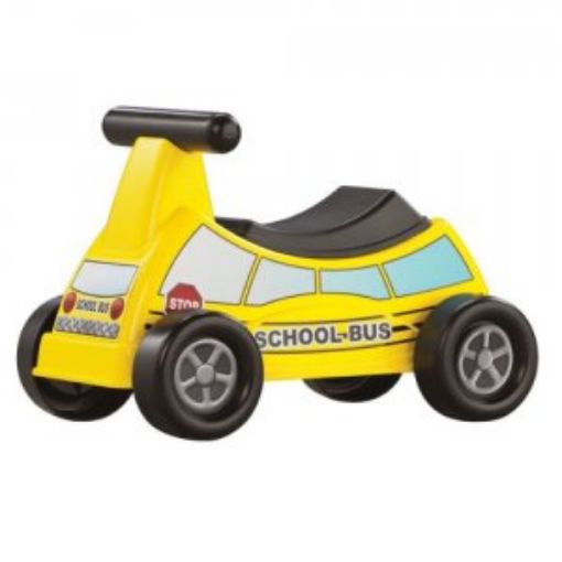 Picture of Plastic Toy School Bus Ride-On