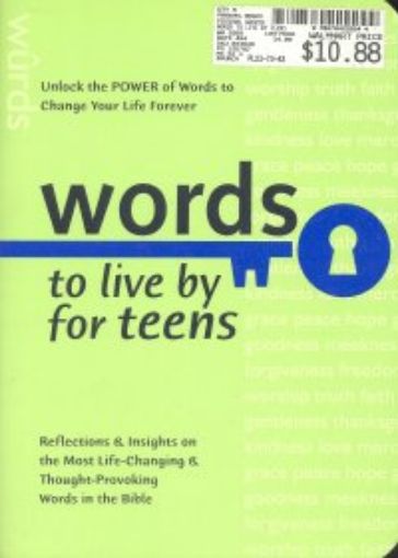 Picture of Words To Live By For Teens