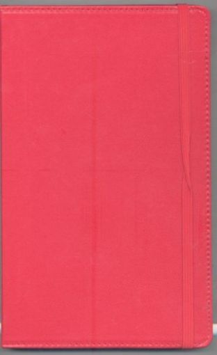 Picture of Leatherette Paper Cover-Elastic Band Red Medium