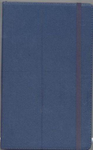 Picture of Leatherette Paper Cover-Elastic Band Dark Blue Medium