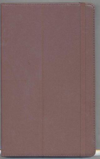 Picture of Leatherette Paper Cover-Elastic Band Coffee Medium