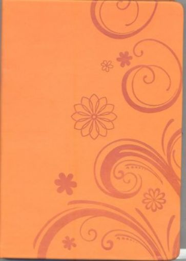Picture of Pu Cover With Embrossed Logo Orange Medium