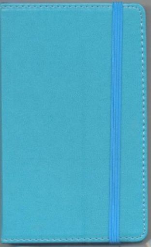 Picture of Leatherette Paper Cover-Elastic Band Coffee Small