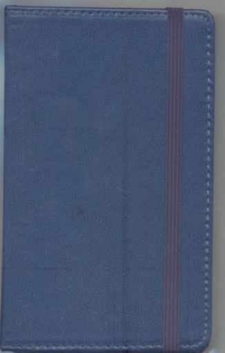 Picture of Leatherette Paper Cover-Elastic Band Dark Blue Small