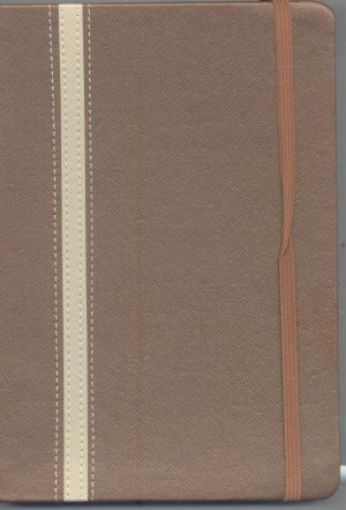 Picture of Seamed Pu Cover-Elastic Band Coffee Medium