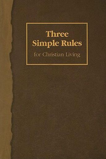 Picture of Three Simple Rules for Christian Living