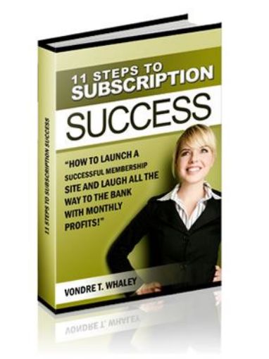 Picture of 11 Steps To Subscription Success
