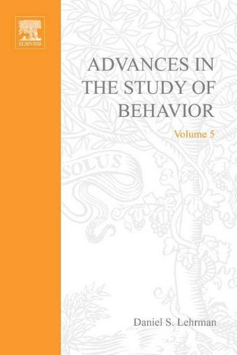 Picture of ADVANCES IN THE STUDY OF BEHAVIOR VOL 5