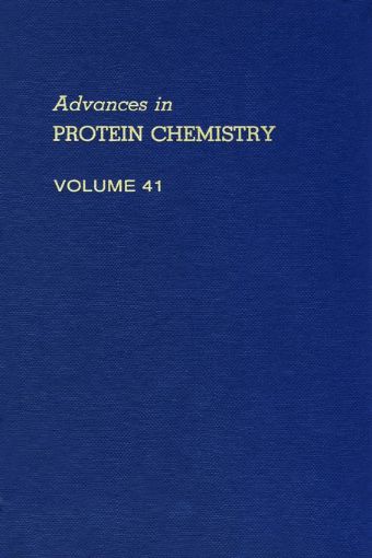 Picture of ADVANCES IN PROTEIN CHEMISTRY VOL 41