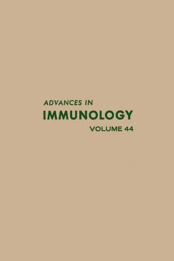 Picture of ADVANCES IN IMMUNOLOGY VOLUME 44