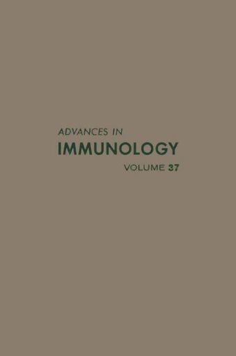 Picture of ADVANCES IN IMMUNOLOGY VOLUME 37
