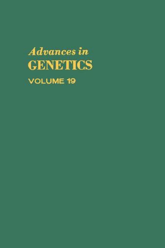 Picture of ADVANCES IN GENETICS VOLUME 19