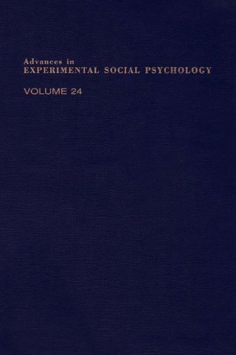 Picture of ADV EXPERIMENTAL SOCIAL PSYCHOLOGY,V 24