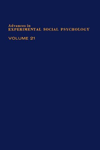 Picture of ADV EXPERIMENTAL SOCIAL PSYCHOLOGY,V 21