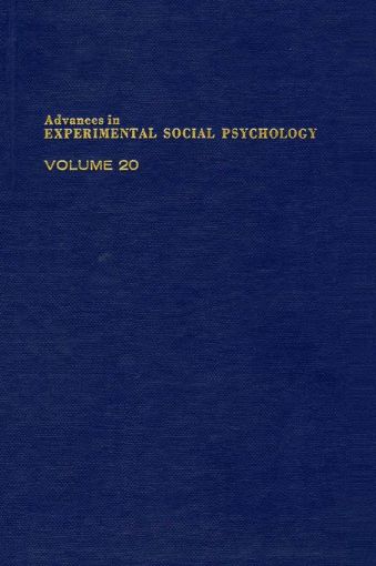 Picture of ADV EXPERIMENTAL SOCIAL PSYCHOLOGY,V 20