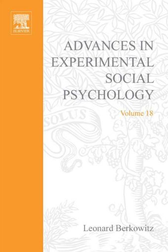 Picture of ADV EXPERIMENTAL SOCIAL PSYCHOLOGY,V 18