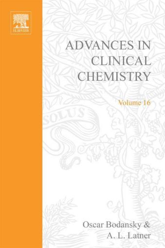 Picture of ADVANCES IN CLINICAL CHEMISTRY VOL 16