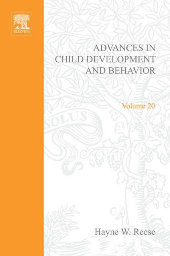 Picture of ADV IN CHILD DEVELOPMENT &BEHAVIOR V20