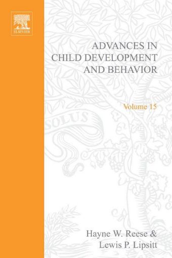 Picture of ADV IN CHILD DEVELOPMENT &BEHAVIOR V15