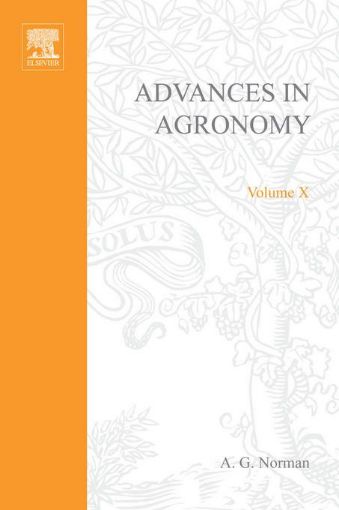 Picture of ADVANCES IN AGRONOMY VOLUME 10
