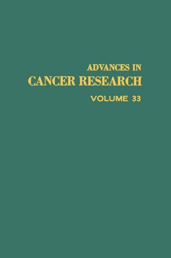 Picture of ADVANCES IN CANCER RESEARCH, VOLUME 33