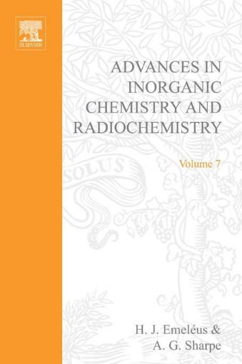 Picture of ADVANCES IN INORGANIC CHEMISTRY AND RADIOCHEMISTRY VOL 7