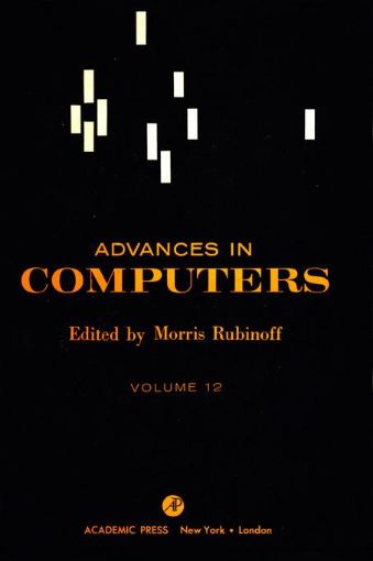 Picture of ADVANCES IN COMPUTERS VOL 12