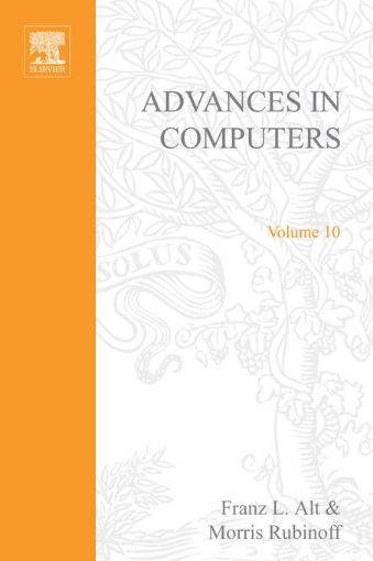 Picture of ADVANCES IN COMPUTERS VOL 10