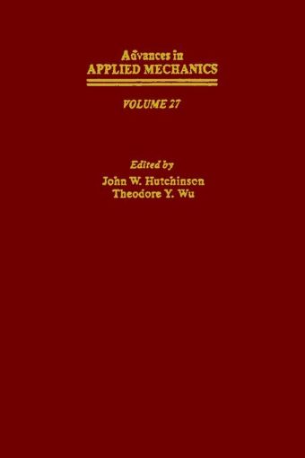 Picture of ADVANCES IN APPLIED MECHANICS VOLUME 27
