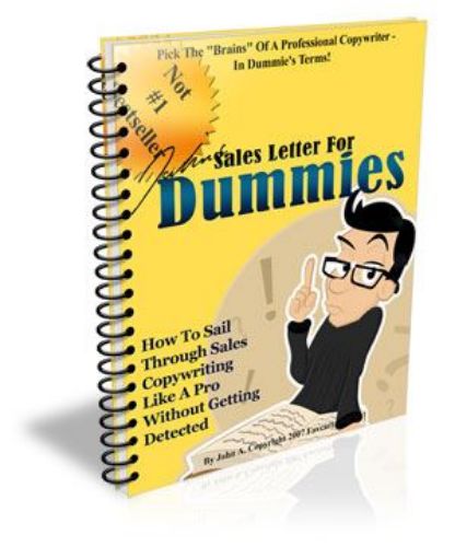 Picture of Sales Letter For Dummies 