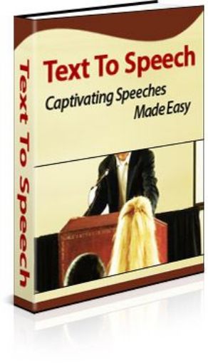 Picture of Text To Speech : Captivating Speeches Made Easy