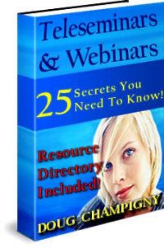 Picture of Teleseminars and Webinars