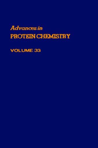 Picture of ADVANCES IN PROTEIN CHEMISTRY VOL 33