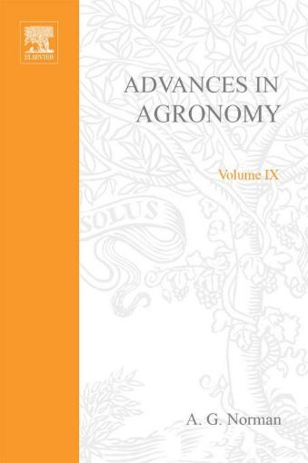 Picture of ADVANCES IN AGRONOMY VOLUME 9