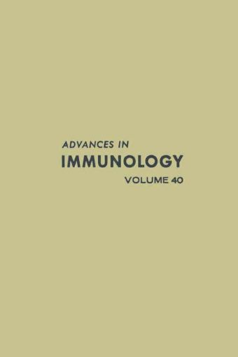 Picture of ADVANCES IN IMMUNOLOGY VOLUME 40