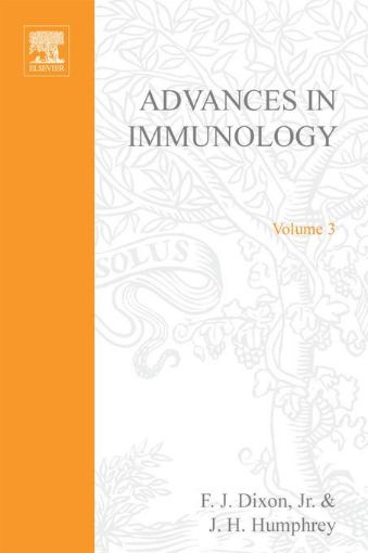 Picture of ADVANCES IN IMMUNOLOGY VOLUME 3