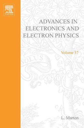 Picture of ADVANCES ELECTRONC &ELECTRON PHYSICS V37