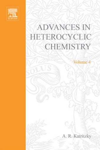 Picture of ADVANCES IN HETEROCYCLIC CHEMISTRY V 4