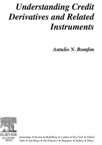 Picture of Understanding Credit Derivatives and Related Instruments