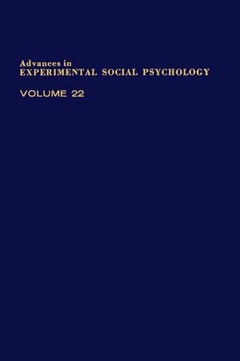 Picture of ADV EXPERIMENTAL SOCIAL PSYCHOLOGY,V 22