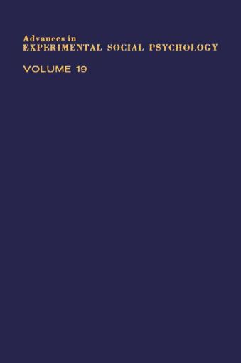 Picture of ADV EXPERIMENTAL SOCIAL PSYCHOLOGY,V 19